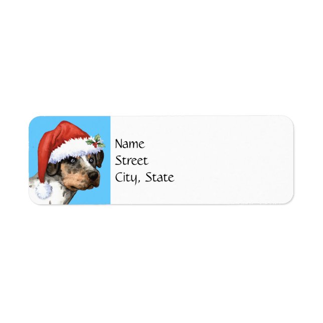 Happy Howlidays Catahoula Label (Front)