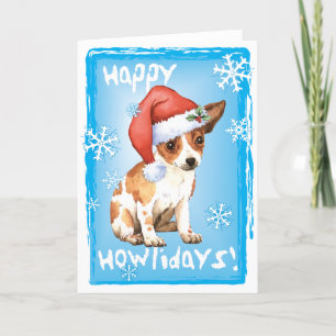 Happy Howlidays Chihuahua Holiday Card