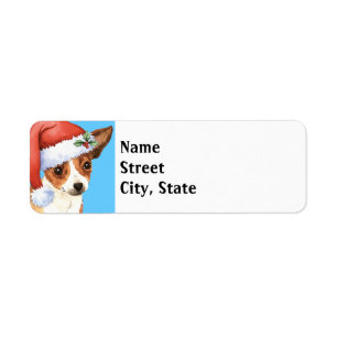 Happy Howlidays Chihuahua Label