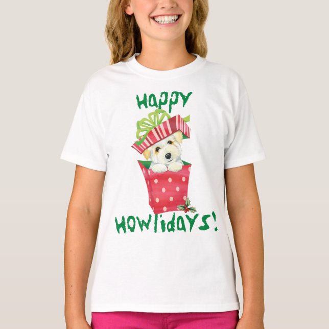 Happy Howlidays Coton T-Shirt (Front)