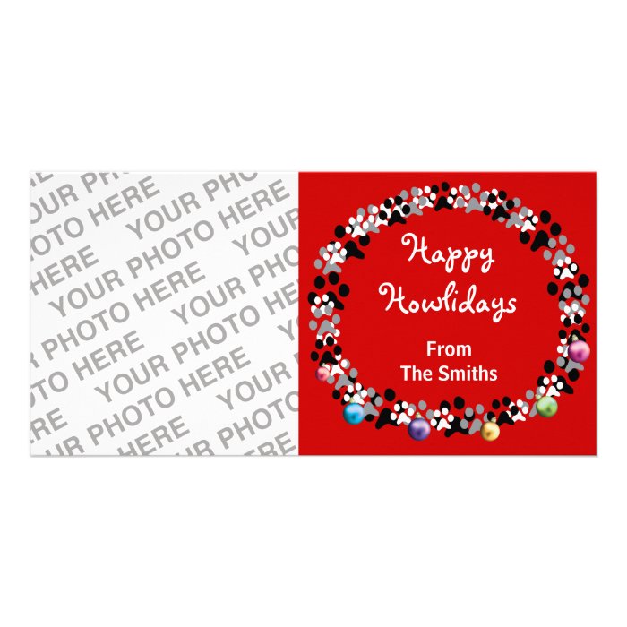 Happy Howlidays Custom Photo Card