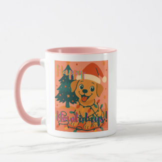 Happy Howlidays! Cute & Funny Dog Mug