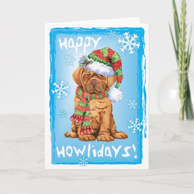 Happy Howlidays Dogue Holiday Card (Front)