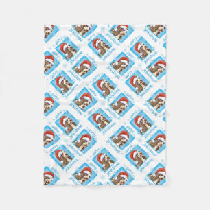 Happy Howlidays English Cocker Spaniel Fleece Blanket