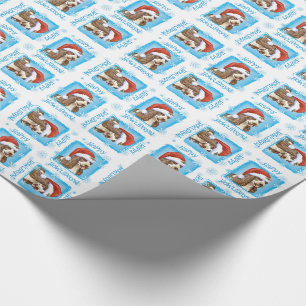 Happy Howlidays English Cocker Spaniel Wrapping Paper