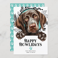 Happy Howlidays German Shorthaired Pointer