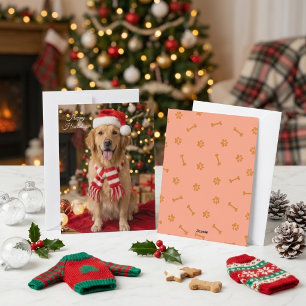 Happy Howlidays Golden Retriever Christmas Holiday Card