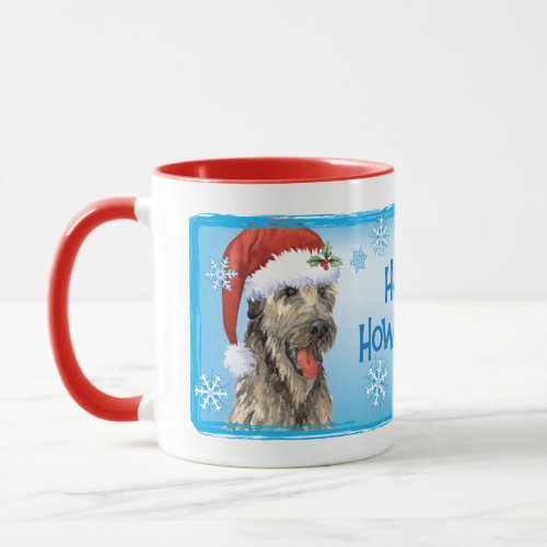 Happy Howlidays Irish Wolfhound Mug