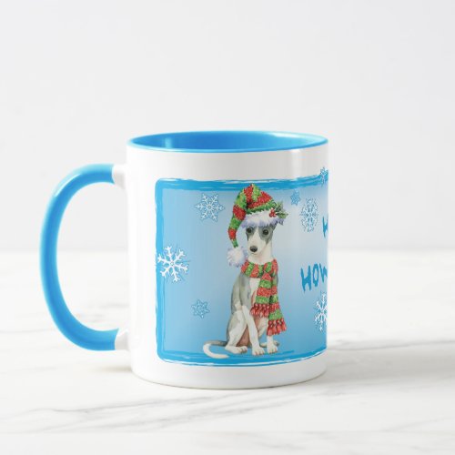 Happy Howlidays Italian Greyhound Mug