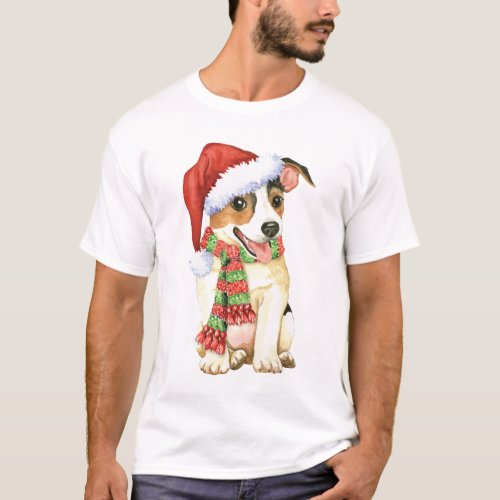 Happy Howlidays Jack Russell Terrier T_Shirt