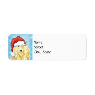 Happy Howlidays Komondor Label