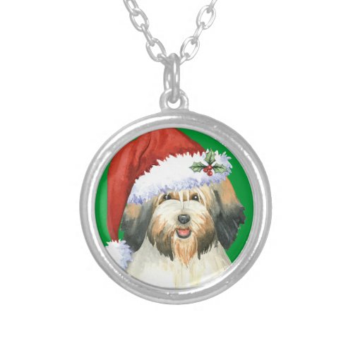 Happy Howlidays Lwchen Silver Plated Necklace