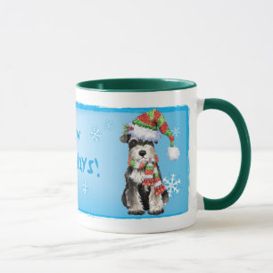 Happy Howlidays Miniature Schnauzer Mug