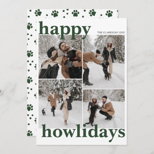 Happy Howlidays Modern Pet Holiday