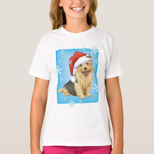 Happy Howlidays Norfolk Terrier T_Shirt