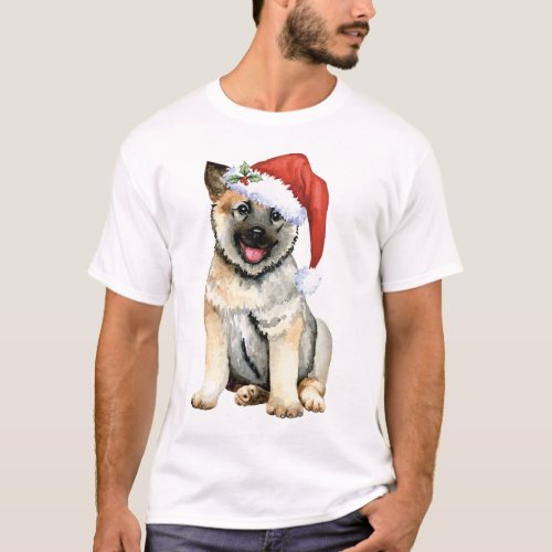 Happy Howlidays Norwegian Elkhound T_Shirt