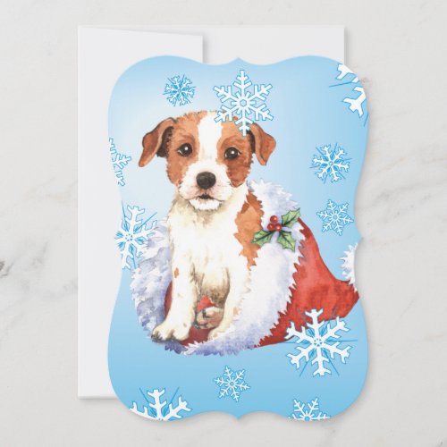 Happy Howlidays Parson Russell Terrier Holiday Card