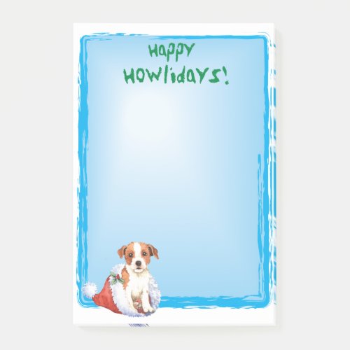 Happy Howlidays Parson Russell Terrier Post_it Notes