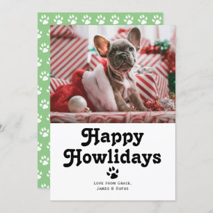 Happy Howlidays Pet Dog Christmas Holiday Card