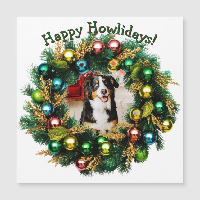 Happy Howlidays Photo Card (Front)