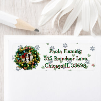 Happy Howlidays Photo Card Label