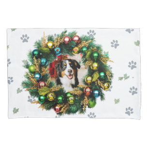 Happy Howlidays Photo Card Pillow Case
