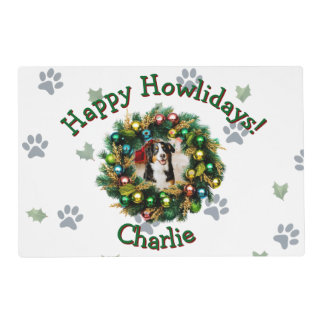 Happy Howlidays Photo Image Placemat