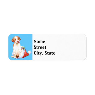 Happy Howlidays Pointer Address Label