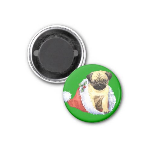 Happy Howlidays Pug Magnet