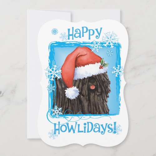 Happy Howlidays Puli Holiday Card