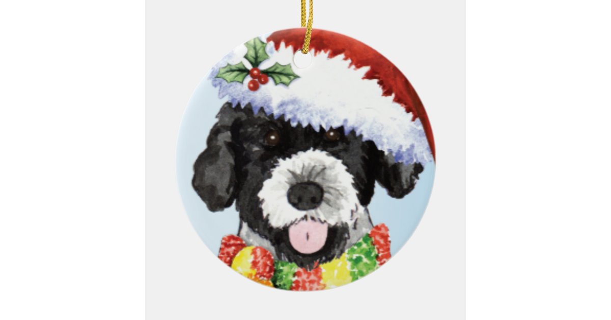 Happy Howlidays PWD Ceramic Ornament | Zazzle