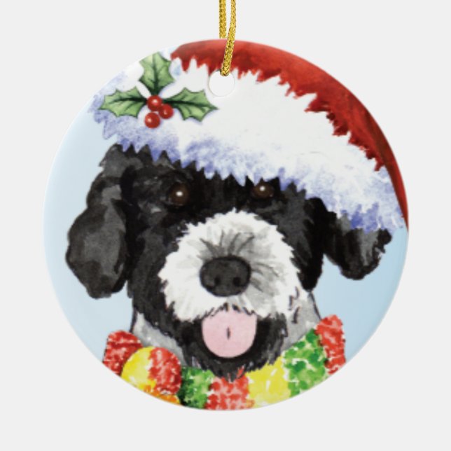 Happy Howlidays PWD Ceramic Ornament (Front)