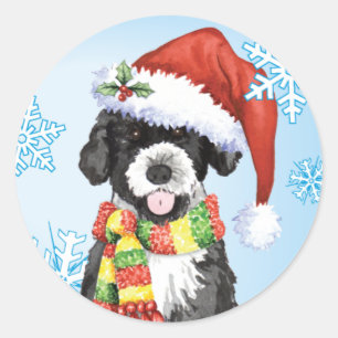 Happy Howlidays PWD Classic Round Sticker
