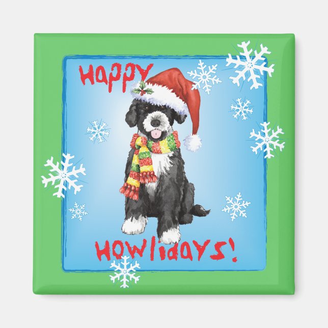 Happy Howlidays PWD Magnet (Front)