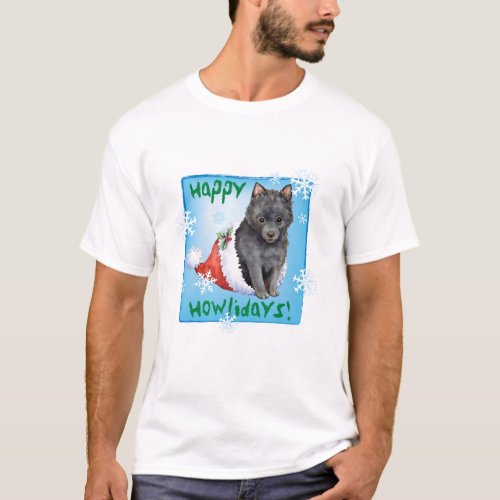 Happy Howlidays Schipperke T_Shirt