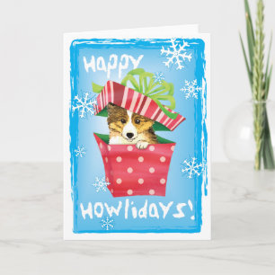 Happy Howlidays Sheltie Holiday Card