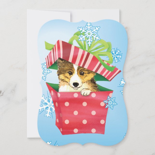 Happy Howlidays Sheltie Holiday Card (Front)