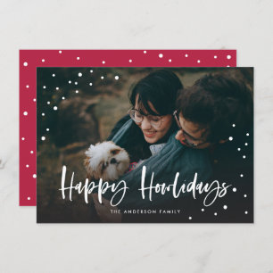 Happy Howlidays Snow Dots Dog Pet