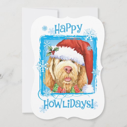 Happy Howlidays Spinone Italiano Holiday Card