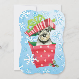Happy Howlidays Standard Schnauzer Holiday Card