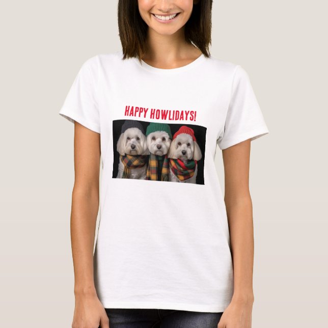 Happy Howlidays T-Shirt (Front)