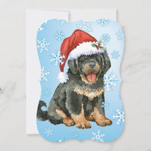 Happy Howlidays Tibetan Mastiff Holiday Card