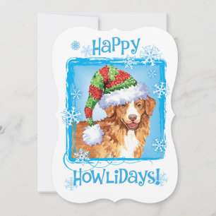 Happy Howlidays Toller Holiday Card