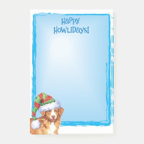 Happy Howlidays Toller Post_it Notes