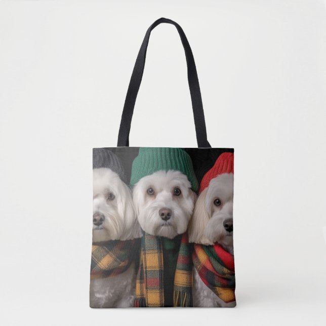 Happy Howlidays Tote Bag (Front)