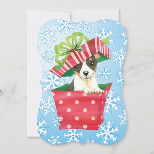 Happy Howlidays Toy Fox Terrier Holiday Card