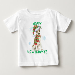 Happy Howlidays Whippet Baby T-Shirt