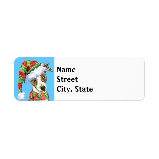 Happy Howlidays Whippet Label (Front)