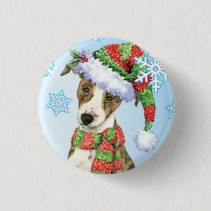 Happy Howlidays Whippet Pinback Button