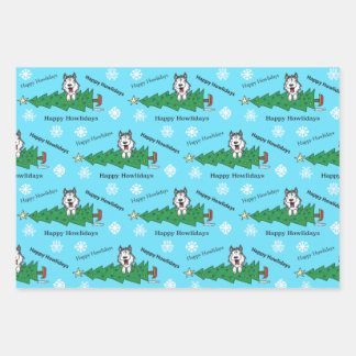Happy Howlidays Wrapping Paper Sheets